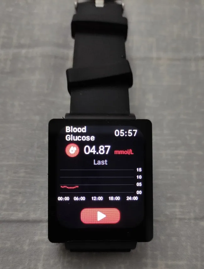 Non-Invasive Blood Glucose Test Smart Watch (Only For Reference, Cannot Replace Actual Medical Test Kits)