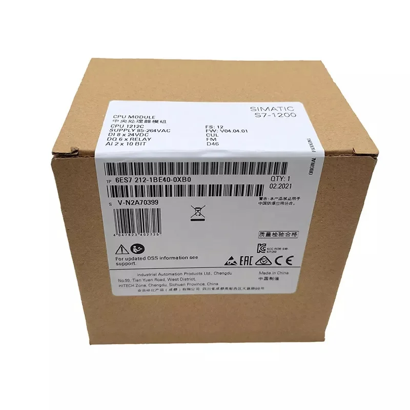 S7-1200 Modulo Cpu 1212C Compatto Ac/Dc/Relay Muslimy6 Es7 Muslimexayb