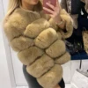 Women's fur coat Fox Fur Jackets For Women clothing Natural Real fox Fur Jacket Coats For Women Fur Jacket In Promotion 2