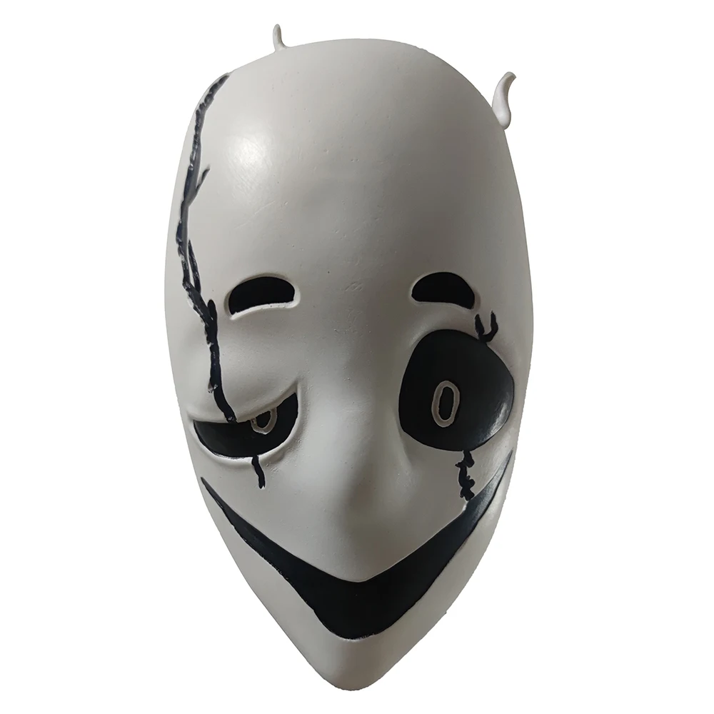 Undertale W.D.Gaster Mask Latex Halloween Cosplay Costume Prop