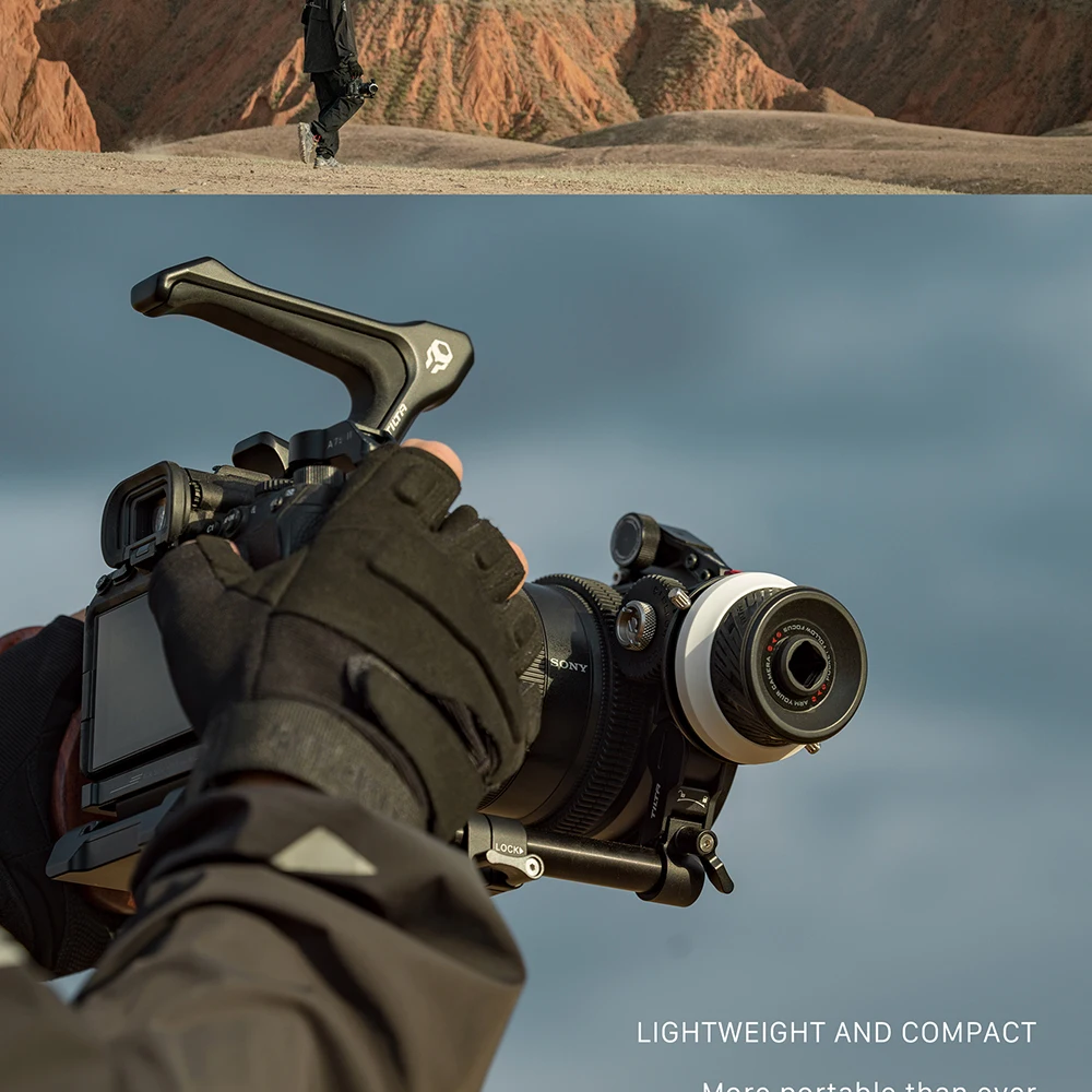 Description Picture 4 of itemTilta FF-T07 Mini Follow Focus 2.0 Lightweight Zoom Control System For DSLR Iconic Brand A7IV A7M4 A7S3 FX3 GH6 BMPCC 4K 6K Tilta Cage