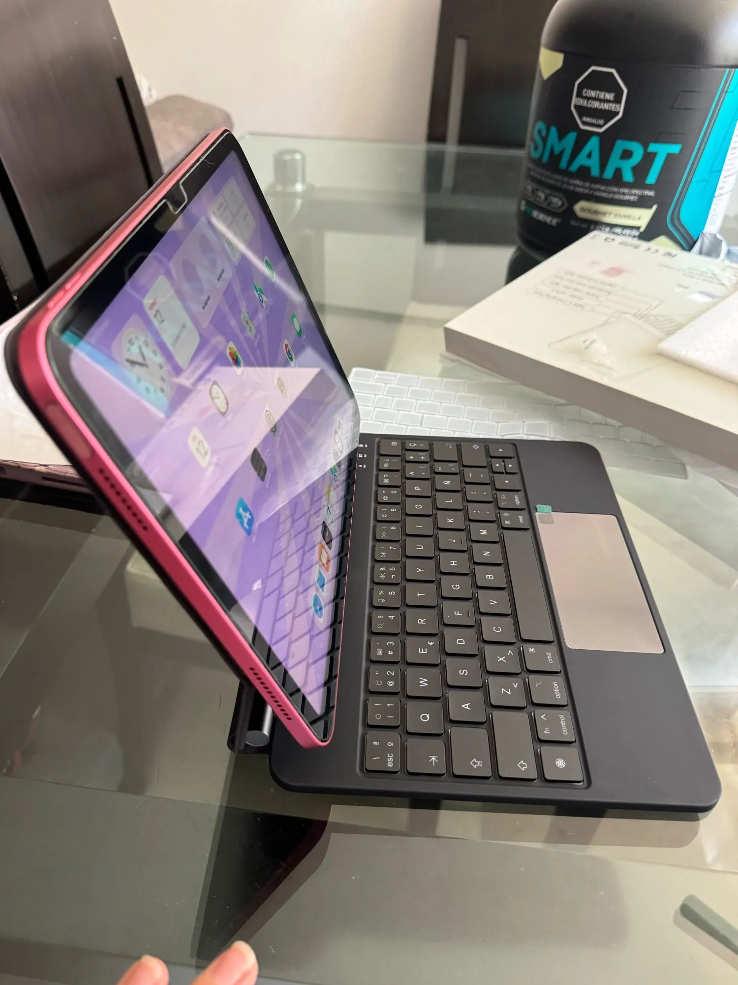 GOOJODOQ Magic Keyboard for iPad Pro 11 2024 Air 4 Air 5 Air 6 for