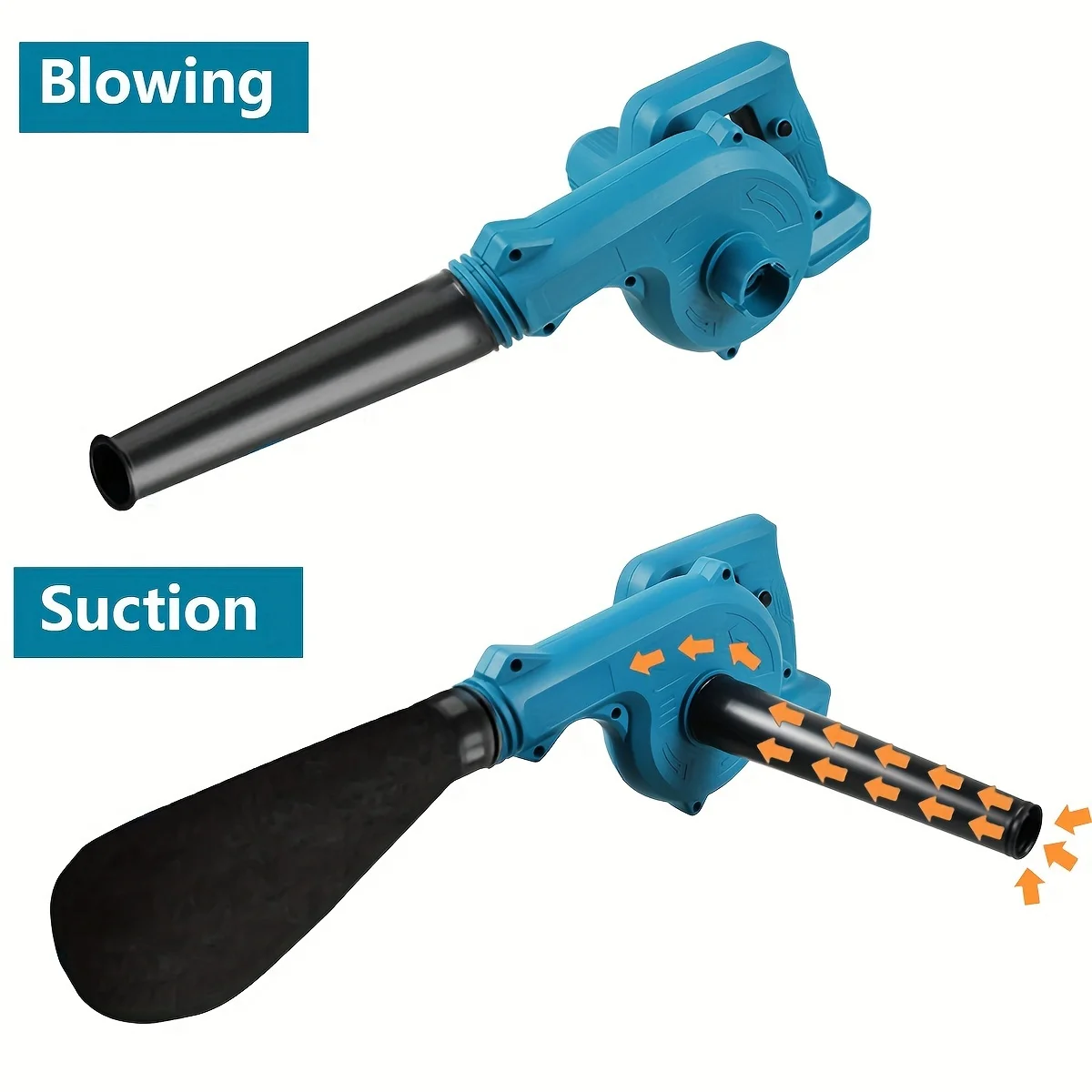 Cordless Leaf Blower Electric Air Blower Cordless Garden Tools For 18V Makita Lithium Battery 2