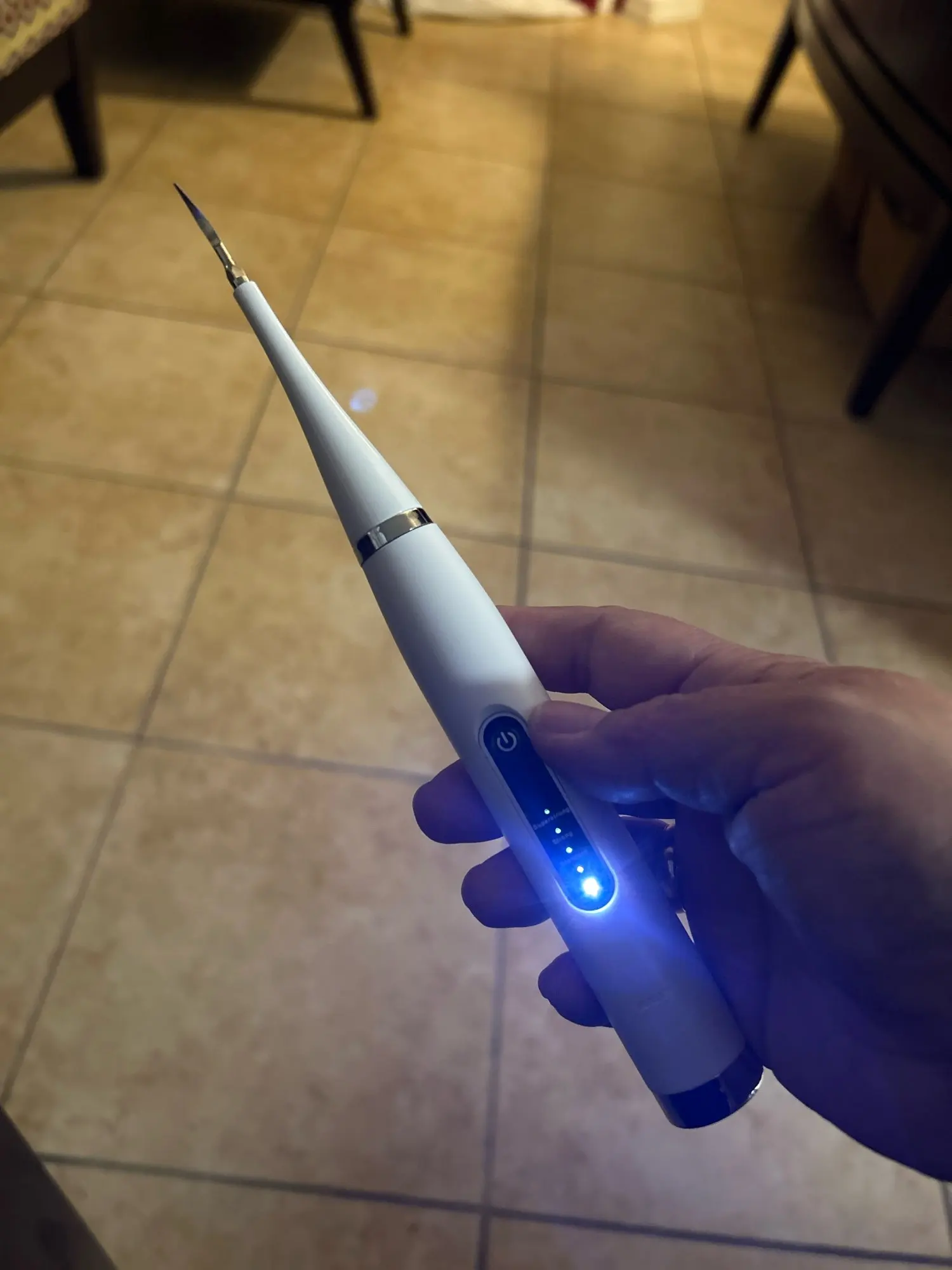 Electric Teeth Whitening Dental Calculus Scaler Plaque Coffee Stain Tartar Removal High Frequency Sonic Toothbrush Teeth Cleaner photo review