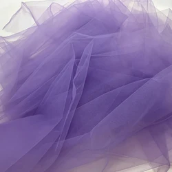 Purple Bridal Tulle Fabric for Wedding Veils and Gowns (Grayish purple)