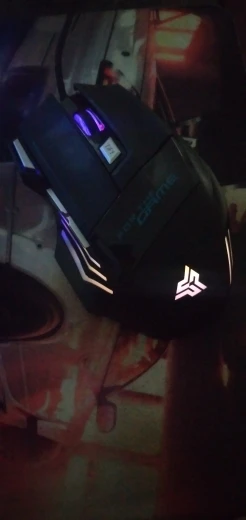 Mouse gamer para jogo computador 3200dpi com LED laser X7 USB Botões Profissional photo review