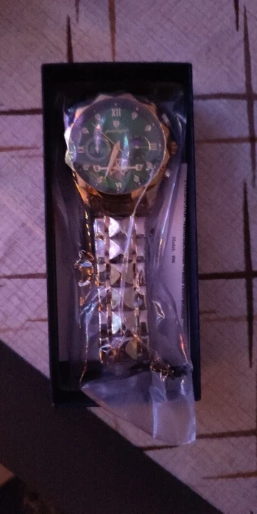 POEDAGAR Luxury Man Wristwatch Waterproof Luminous Chronograph photo review