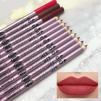 12pc Matte Lip Liners Set, 12 Assorted Colors, Gift Set, Long-Lasting & Non-Smudging, 1