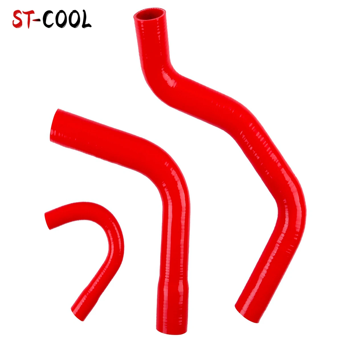 

For Jeep 1972-1981 CJ5 CJ6 J10 J20 Wagoneer 304 360 V8 1973 1974 1975 1976 1977 1978 1979 1980 Silicone Radiator Hoses Kit 3Pcs