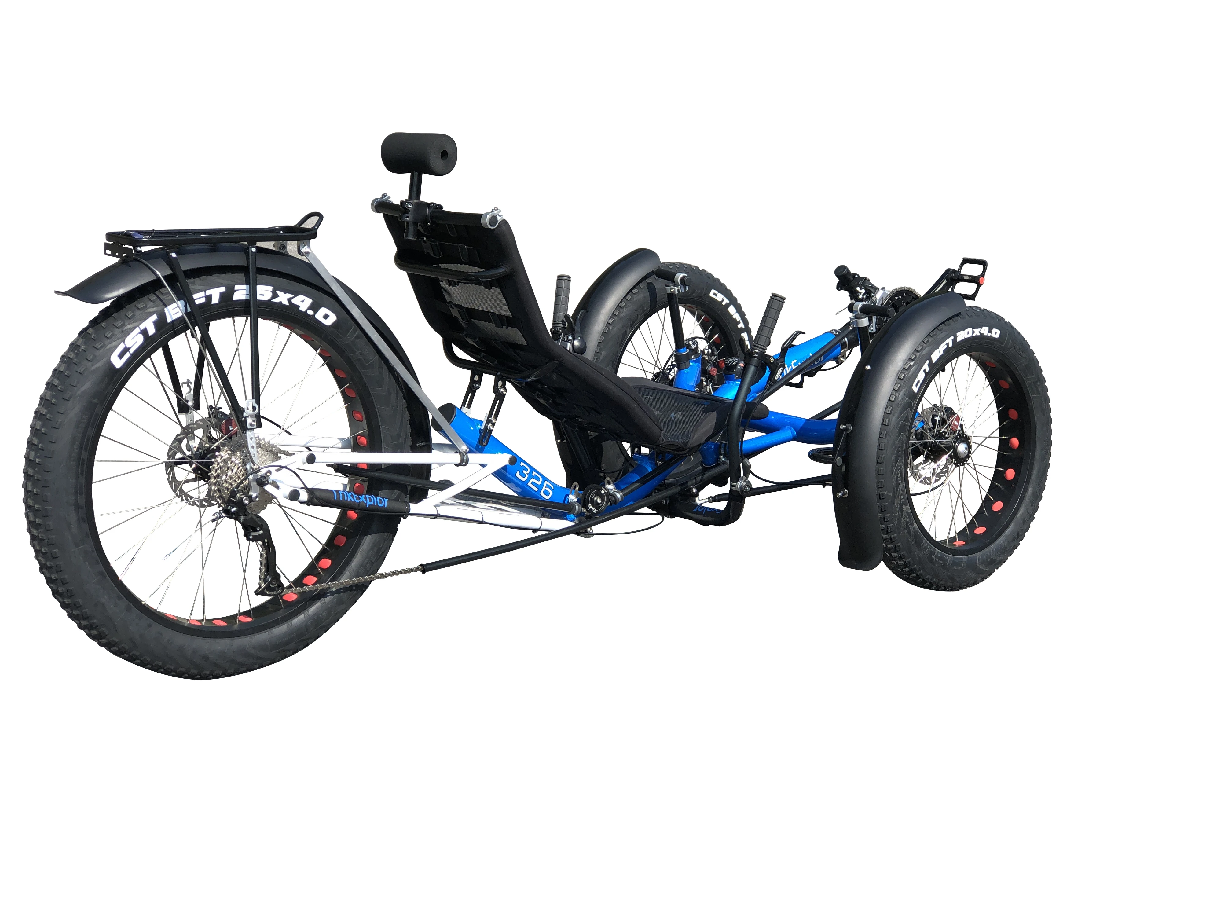 Aluminum Alloy Frame Fat Tire Recumbent Trike AliExpress