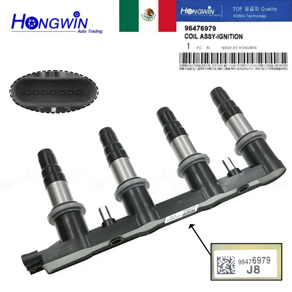 

96476979 Катушка зажигания для Chevrolet Cruze Sonic Aveo Kalos Orlando 1,4 Opel Vauxhall Astra J Insignia Zafira 1,8 1,6 55570160