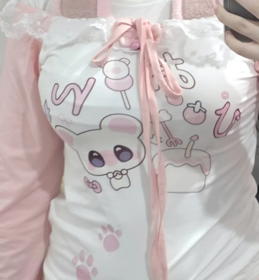 Pink Pastel Attack Shirt - Yume Kawaii Aesthetic photo review