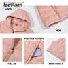 TACVASEN Full Zip Up Hooded Puffer Jacket Womens Winter Quilted Warm Coats Casual Windbreaker Padded Lightweight Outdoor Outwear 6