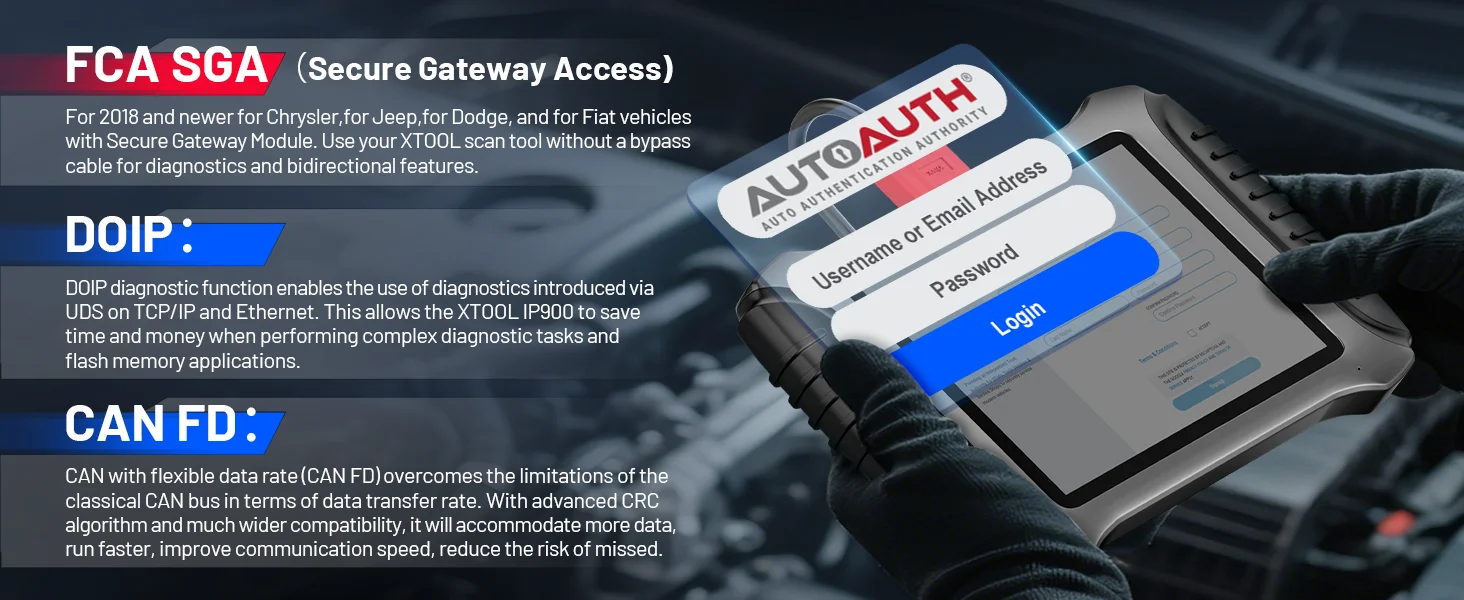 XTOOL IP900 Kfz-Scanner 2026: Diagnosegeräte mit 41 Funktionen, OBD2-Scanner, Steuergerätecodierung, 3 Jahre kostenlose Updates, FCA AutoAuth, CANFD & DoIP, Vor- und Nachscan, im Vergleich zum XTOOL D8S – Detail 10