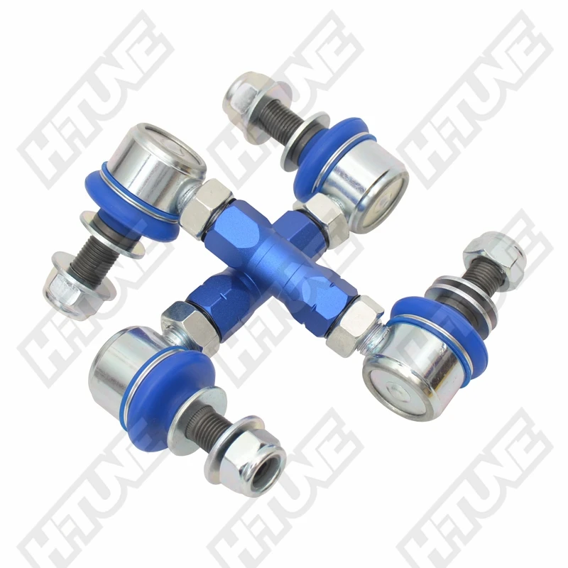 12mm Ball Joint Front Adjustable Sway Bar End Link Replacement For PAJERO NM, NP,NS, NT, NW, NX 2000-Front Sway Bar Links