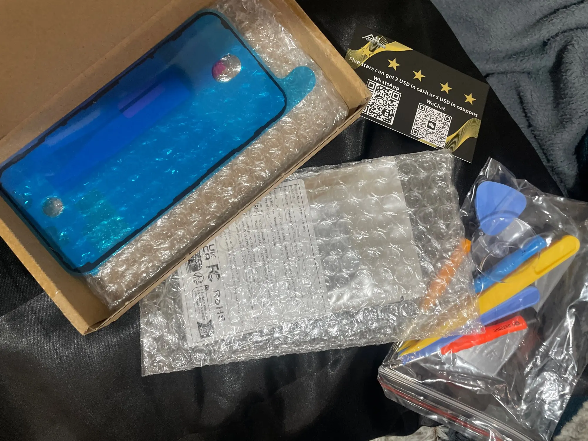 PINZHENG Battery For iPhone X XR XS 11 12 13 Mini Max Pro Promax Real High Capacity Replacement Bateria Warranty One Year photo review