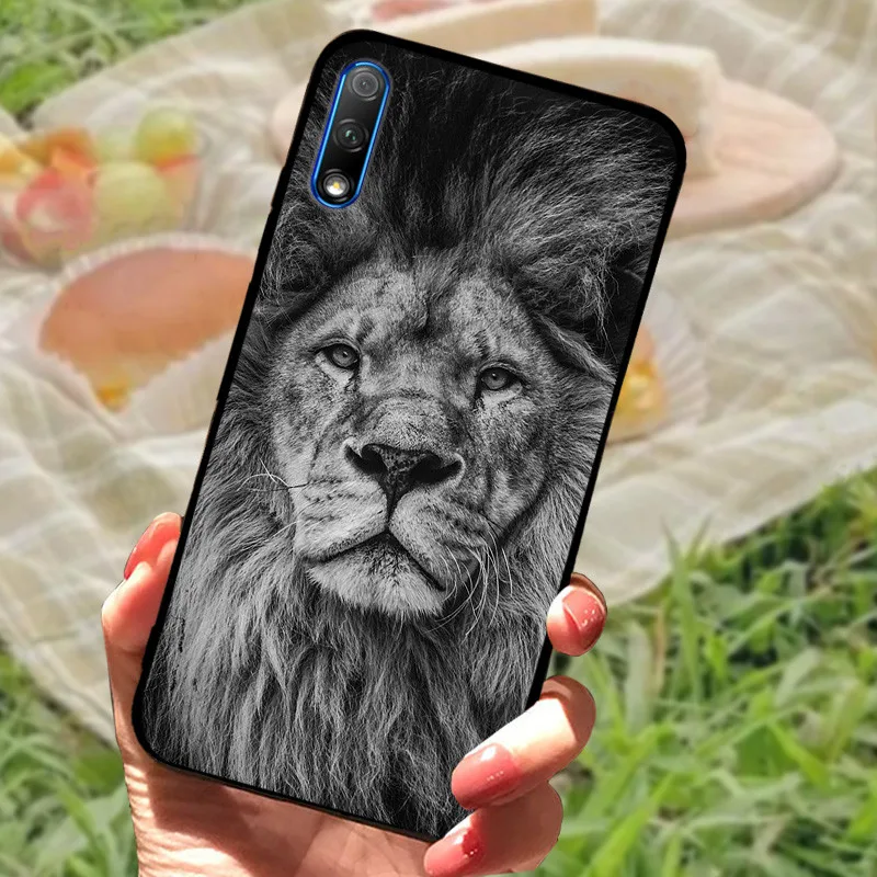 Elegant Marble Silicone Black Bumper Protective Case Cover