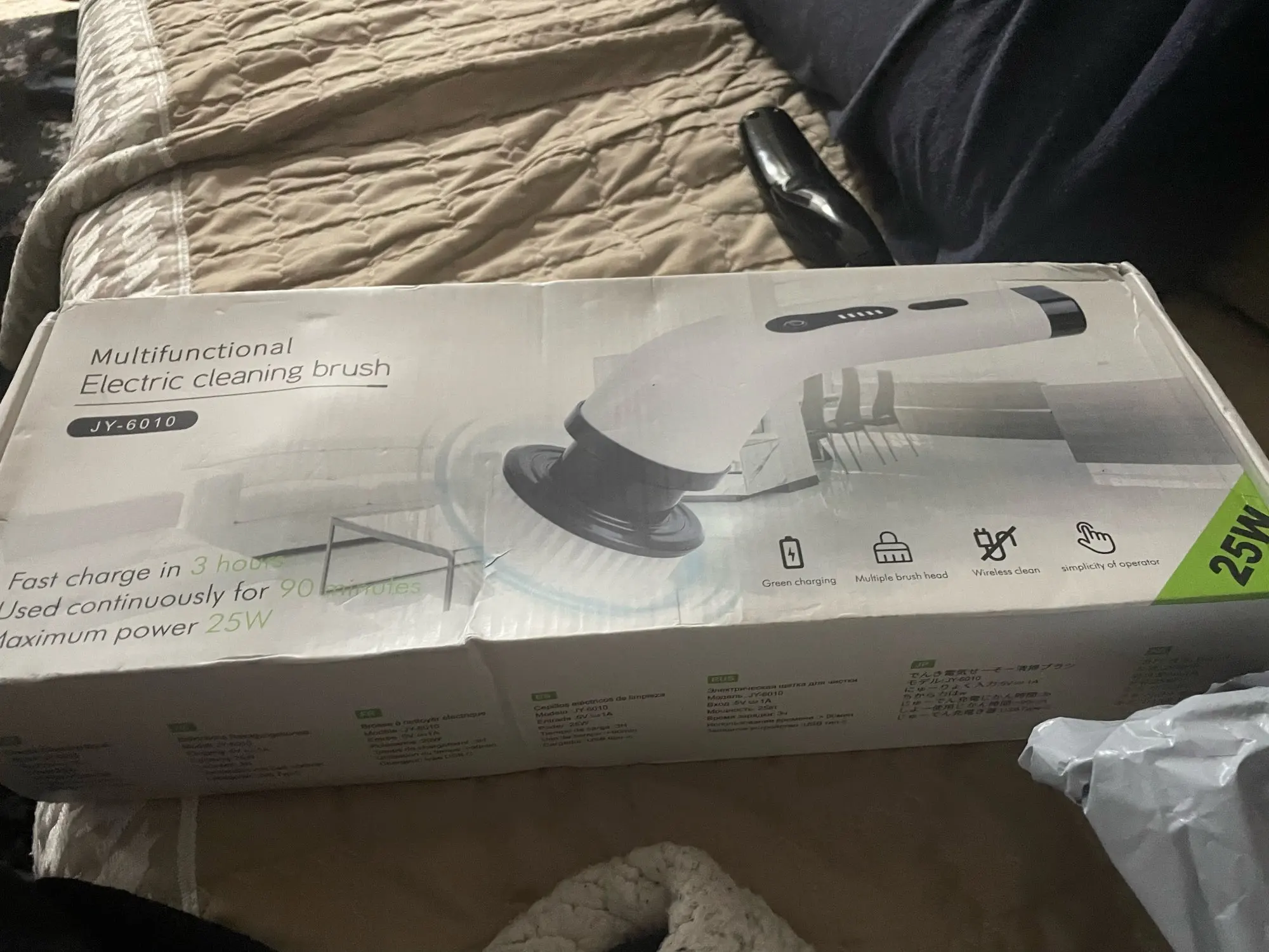 CEPILLO DE LIMPIEZA ELECTRICO 9 EN 1