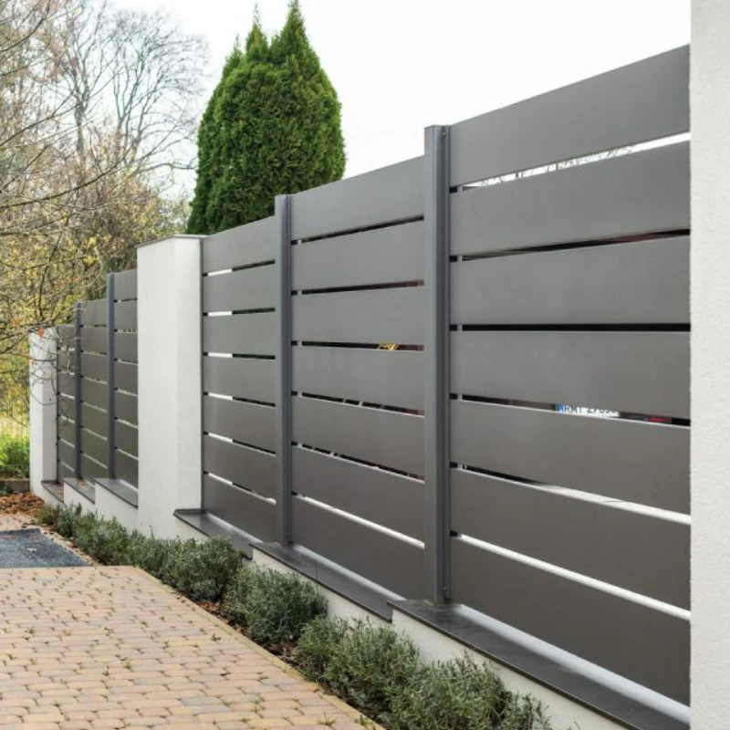 WPC Outdoor Fencing Waterproof Composite Privacy Fence Panels for Garden and Backyard