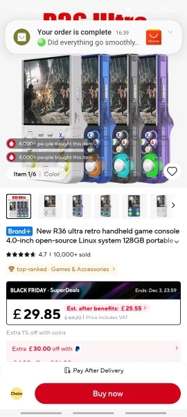 R36 ULTRA photo review