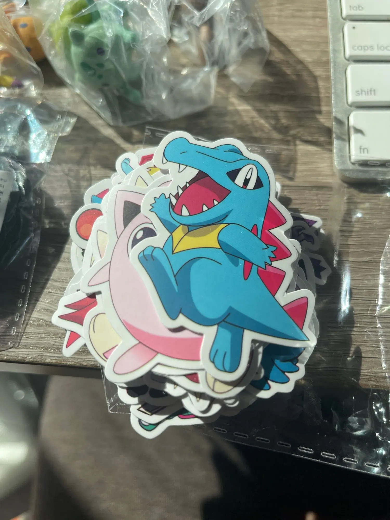 50 Piece MINISO Pokemon Waterproof Stickers DIY For Phones Laptop Car Sticker photo review