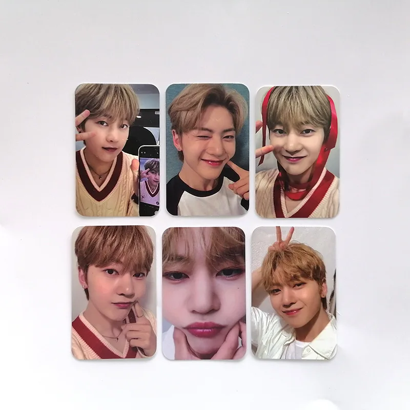 6Pcs/Set KPOP ZB1 YOUTH IN THE SHADE Album Selfie LOMO Cards