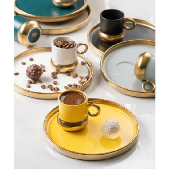 

Acar Poseidon Porcelain Set of 6 Coffee Cups 011718