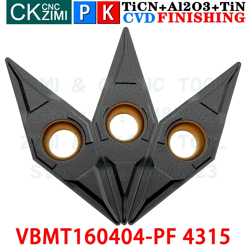 Free! TM TYM【新品未開封】 10p Vbmt160404-pf 4315 Vbmt 160404 Pf 4315 Carbide Inserts