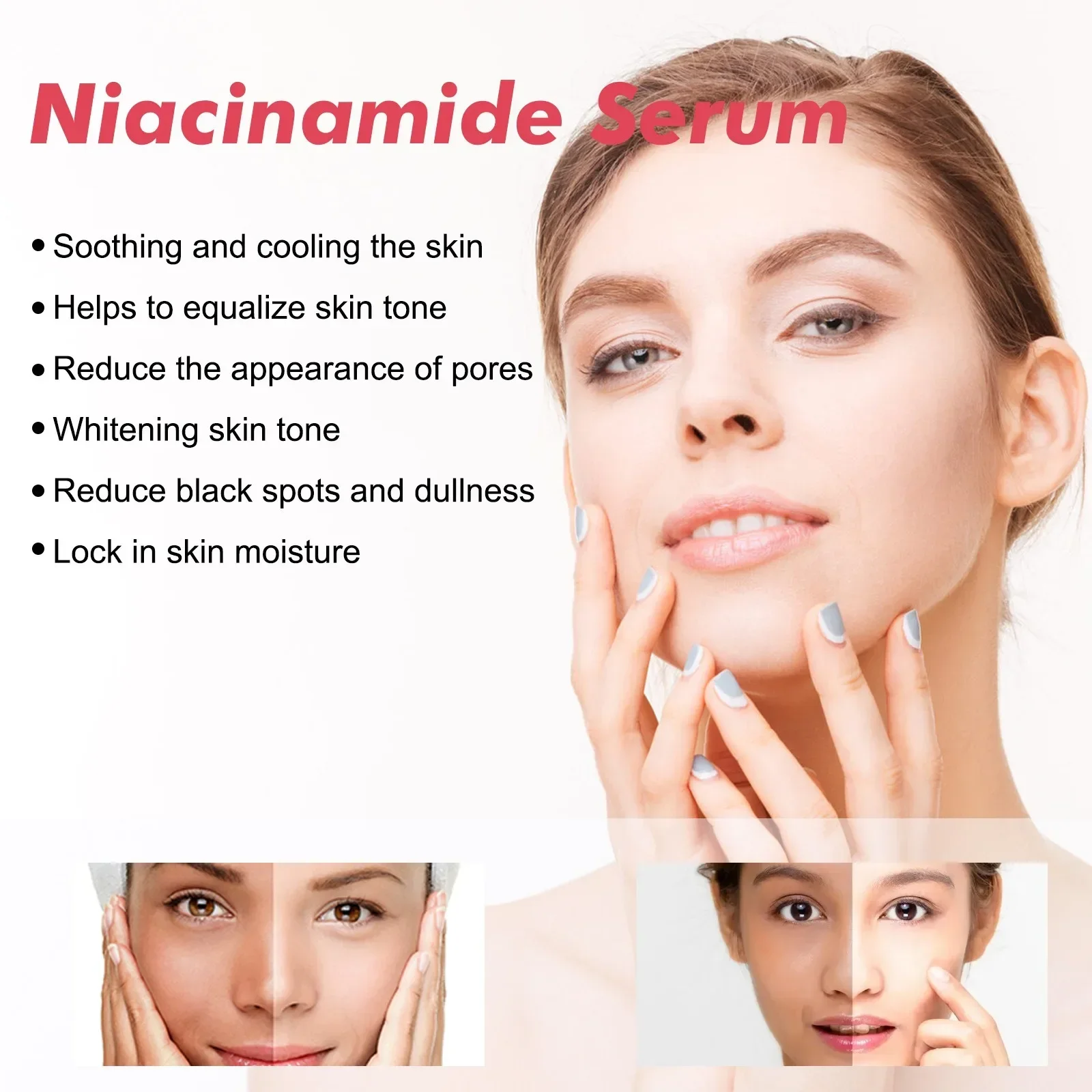 Niacinamide Whitening Freckles Serum Removal Melasma Dark Spots