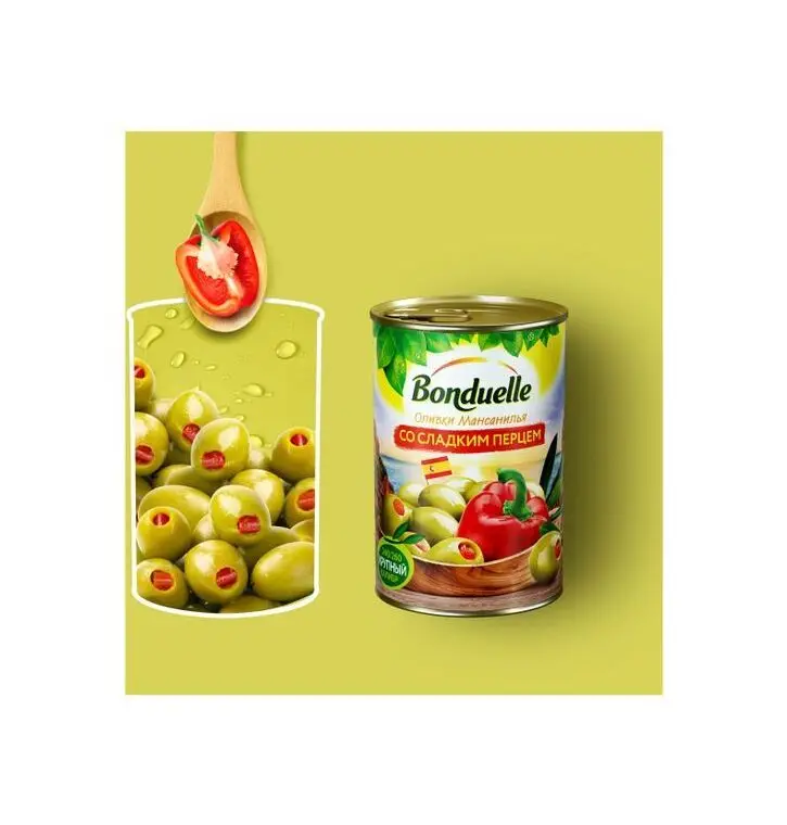 Рисунок 3 - Упаковка 12 банок Оливки Бондюэль