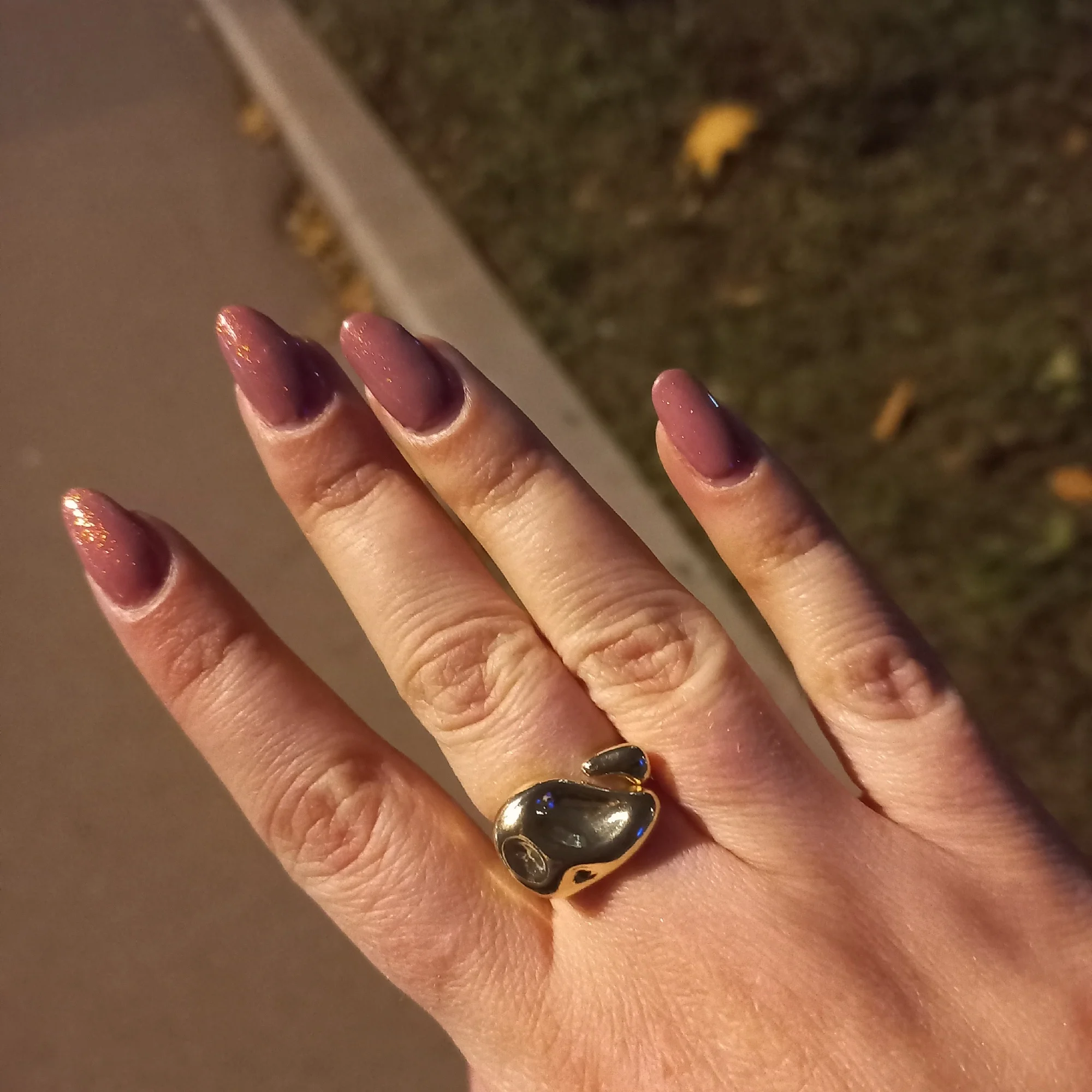 Adjustable Colorful Drip Glaze Ring photo review