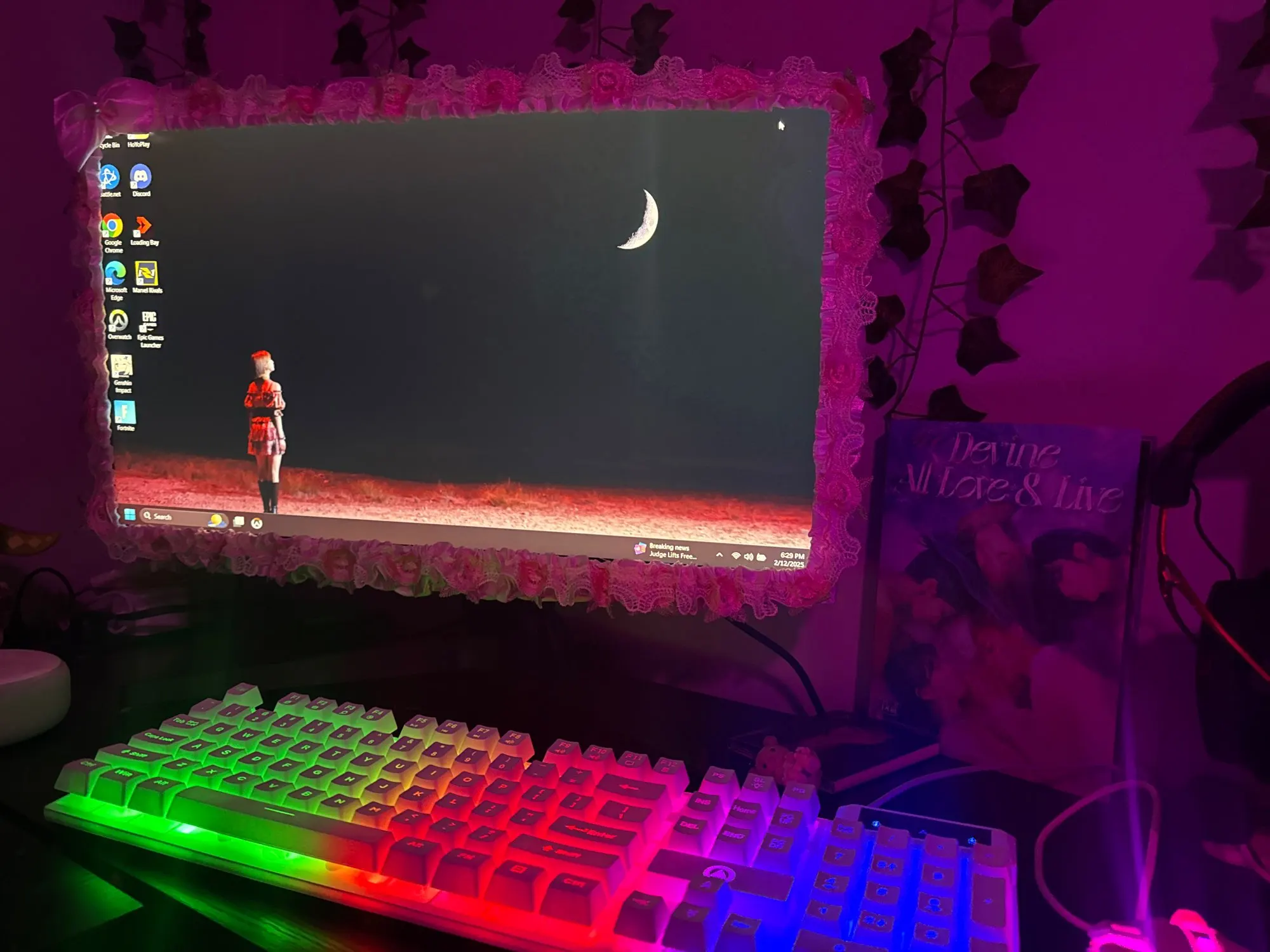 YINDIAO Keyboard Gaming Wired Laptop Desktops PC Computer Office Accessories Low Profile Gamer Keyboards With Numpad photo review