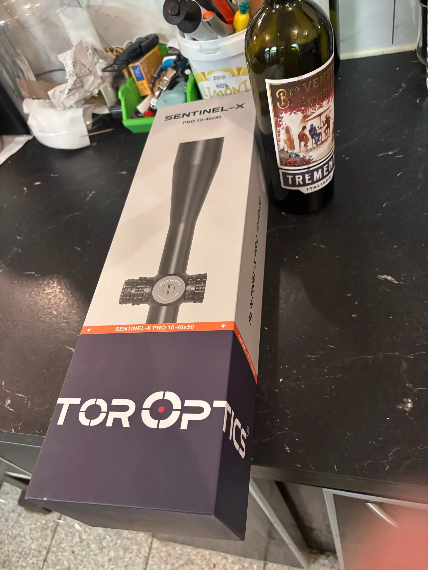 Vector Optics Sentinel-X 10-40x50 Center Dot Riflescope Exclusive