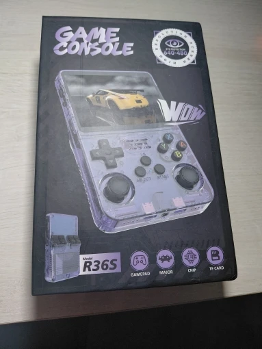 Consola de juegos portátil Retro R36S, sistema Linux, pantalla IPS de 3,5 pulgadas, reproductor de vídeo portátil de bolsillo, 64GB, 128G, regalo para niños, nuevo photo review