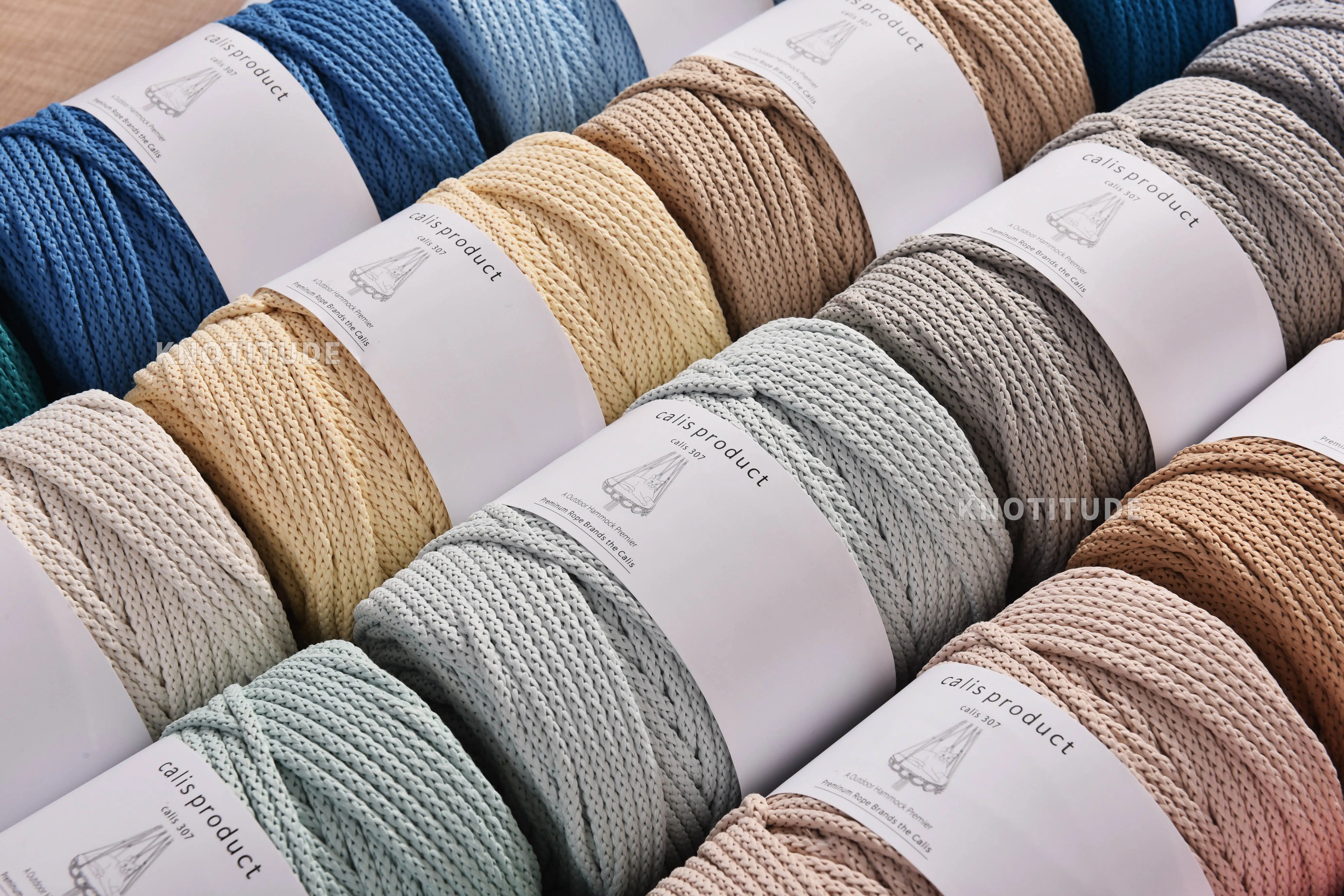 5.5MM Polyester Knitting Cord 100yards Macrame braid cord for Hand Knitting & Bag Making Rope 600gram 4