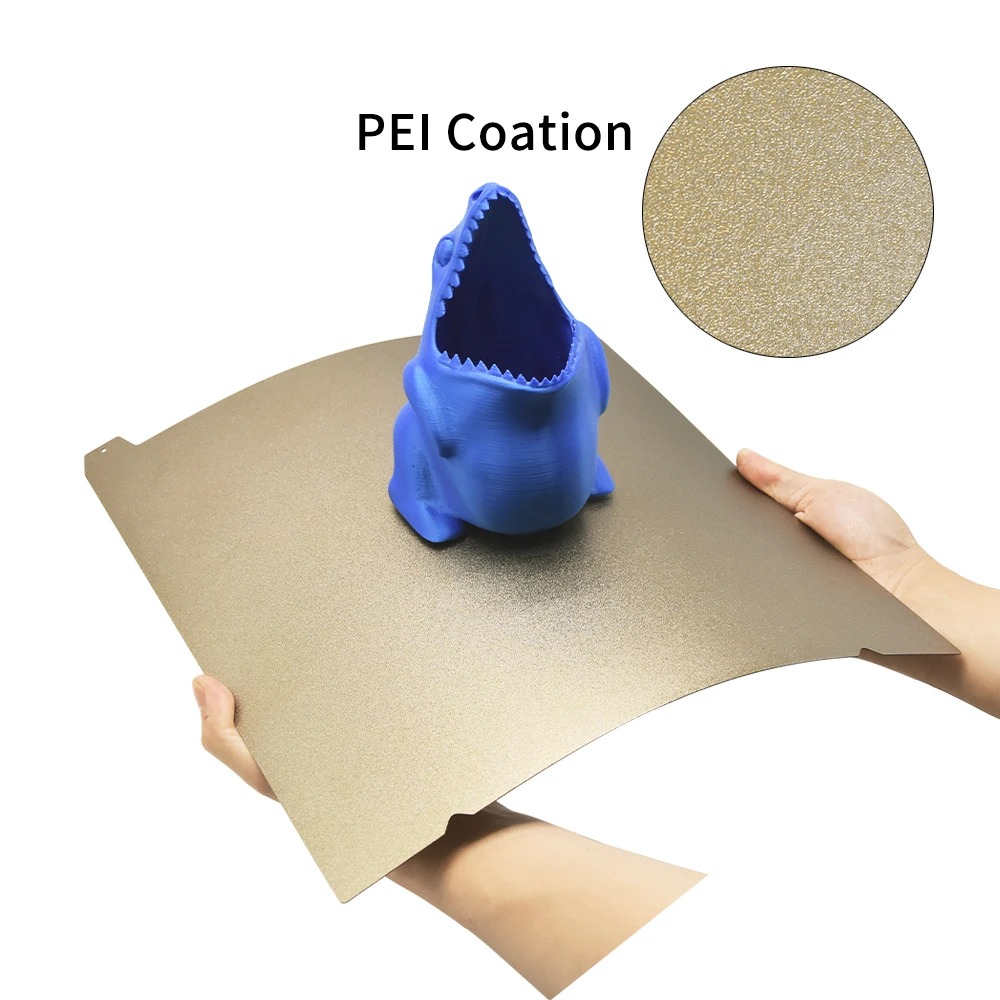 K1 Max PEI 빌드 플레이트 3D 프린터 플랫폼 소프트 마그네틱 스티커, 310x315mm 열 용지 엔더, 3 Max 용수철 스틸