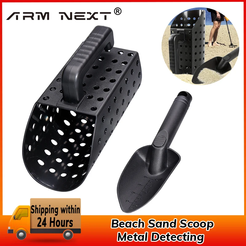 

1 Set ABS Metal Detector Accessories Sand Scoop And Shovel Set For Metal Detecting,Portable Beach Shelling Treasure Hunting Tool