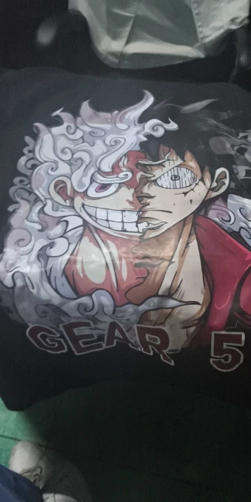 One Piece Gear 5 Luffy Hoodie – Zip-Up Anime Jacket with Sleeve Graphics (Multiple Colors)