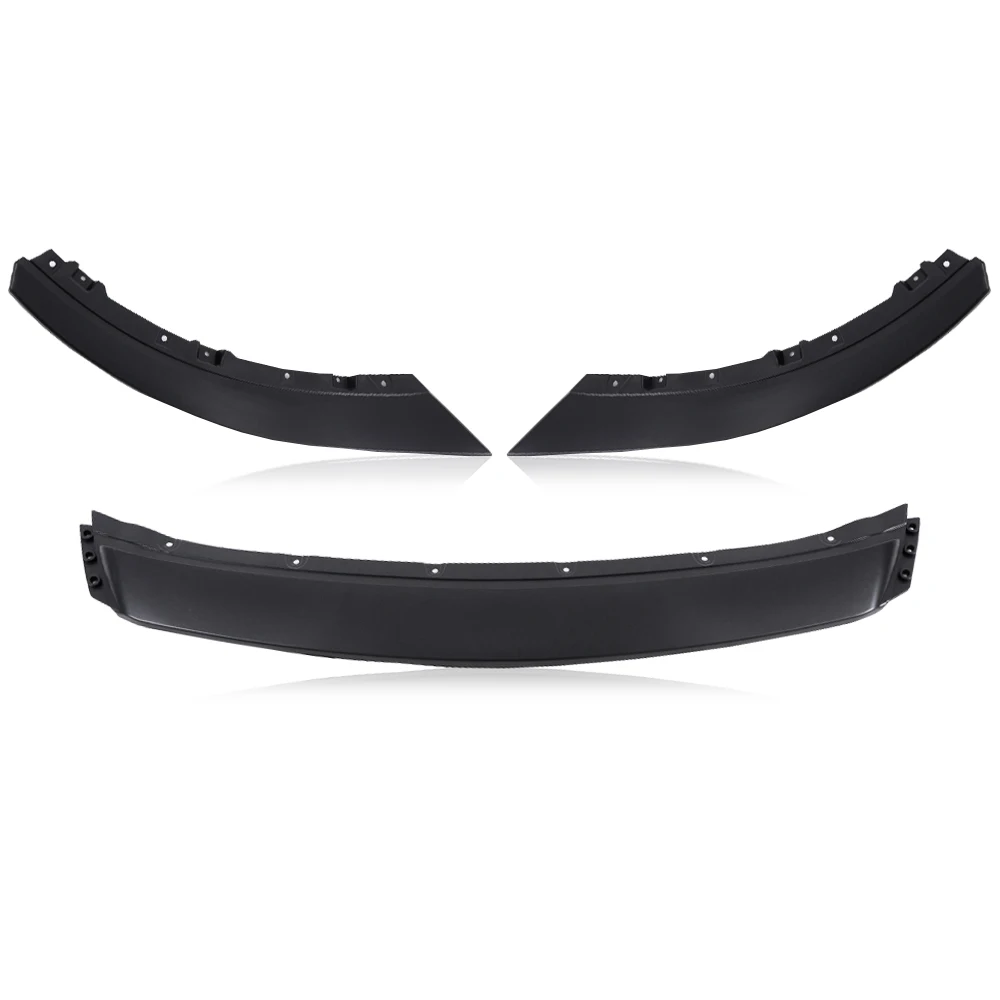 Front Bumper Spoiler Lip Chin Spoiler Body Kit Fit for 2013-2014 Ford Mustang Rp Style Abs Black Lower Splitter Protector Blade