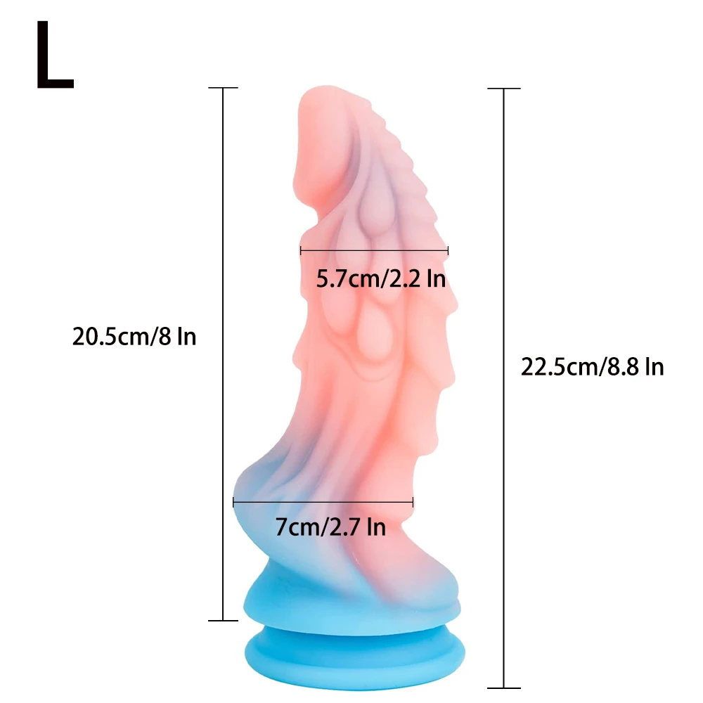 Kirin Dildos Push Realistic Dildo Suction Cup Monster Penis Penetration Anal Hands Free Toy Anal Plug Adult Sex Toys for Women