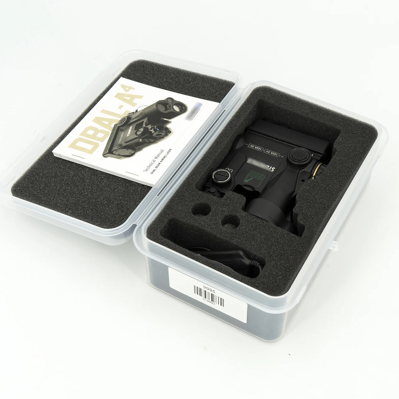 DBAL-A4 Dual Beam Aiming Laser and Light Black For Hunting, Airsoft, Tactical & Military