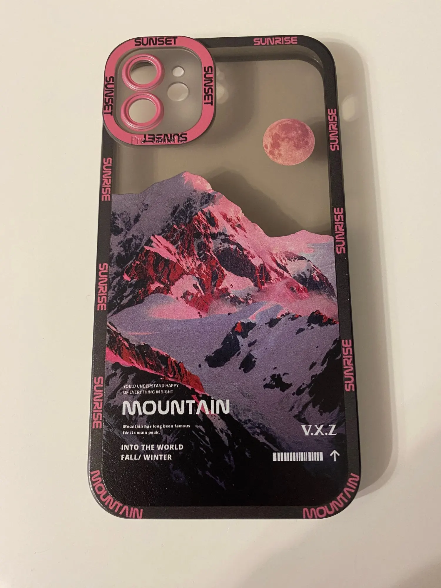 Retro Snow Mountain iPhone Case photo review