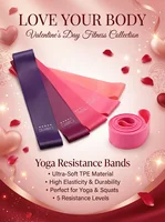 Yoga Resistance Band – TPE Material, Soft & High Elasticity, for Yoga & Glute Squats, Durable - Image 2