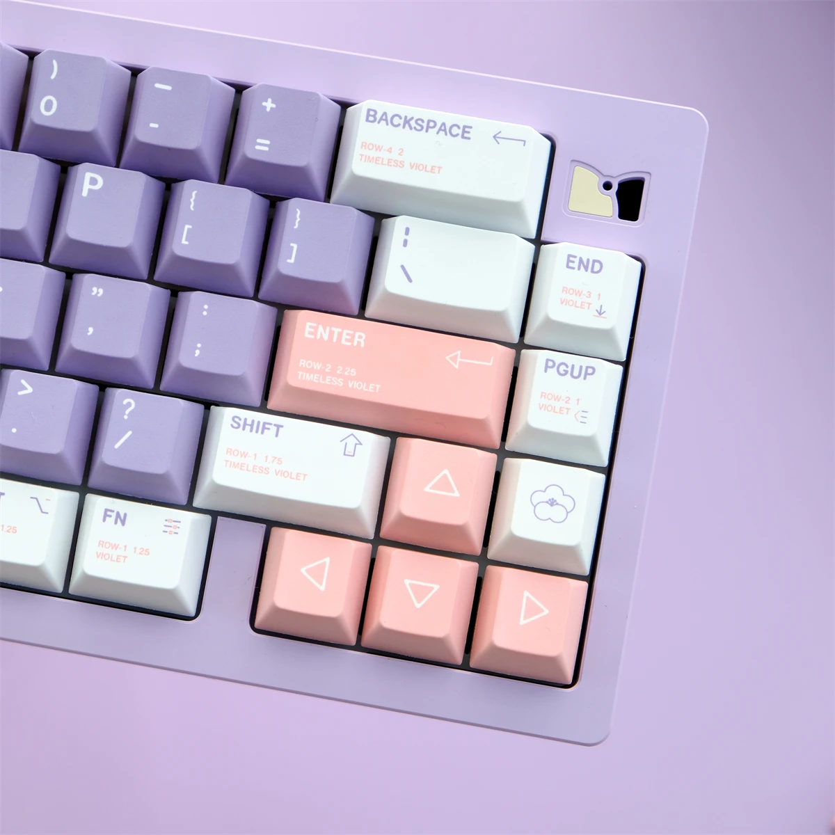 Chaves Gmk Lavanda Keycaps Cereja Perfil Pbt 5-side Tintura Sublimação Teclado Mecânico para Interruptor mx com Deslocamento 1.75u 129 - Imagem 6
