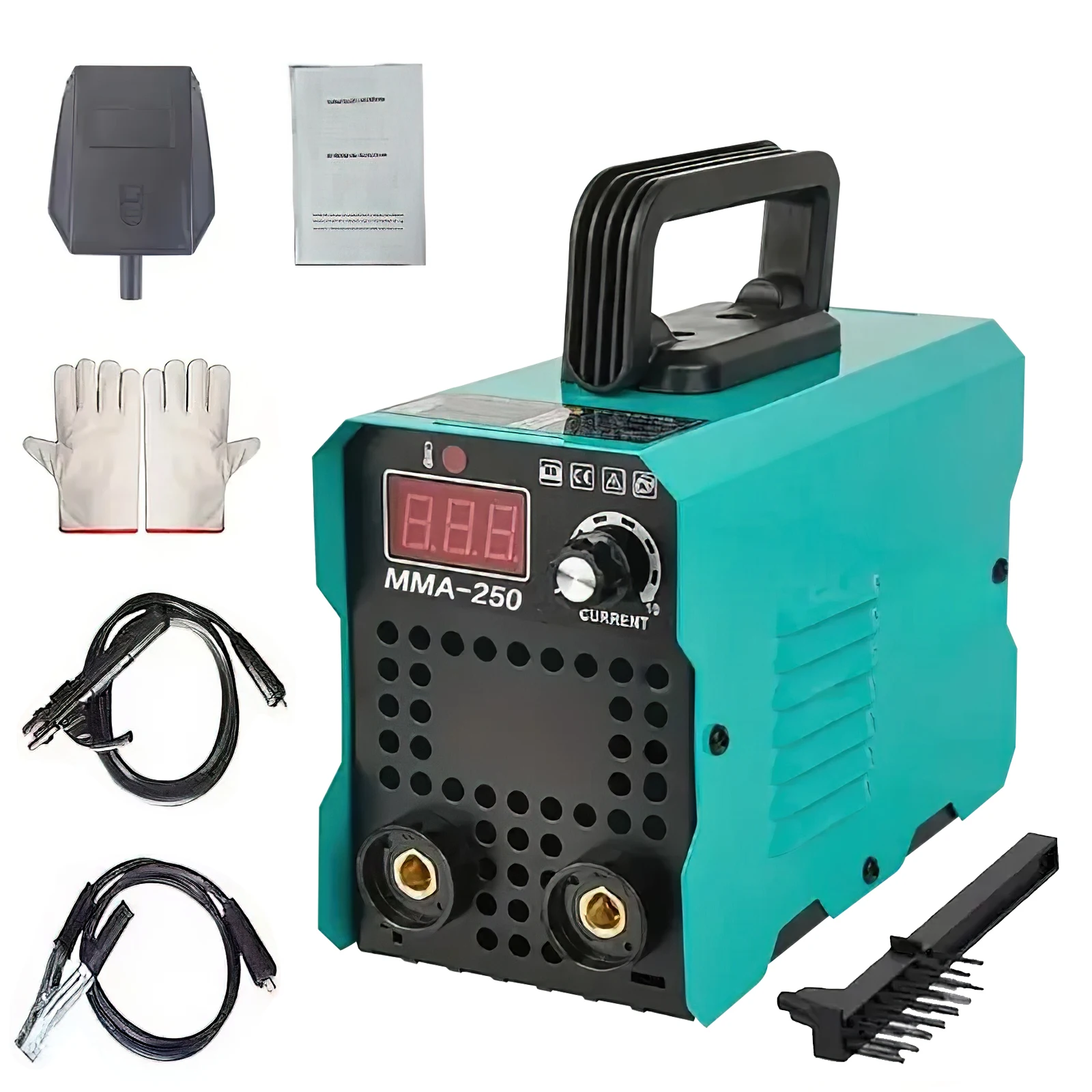 Machine à souder MIG MMA 2 en 1, soudeur inversé IGBT DC, alimentation automatique des fils, soudage par Contact, soudeur à Arc sans blindage par gaz