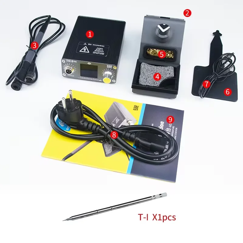 Soldering iron OSS T12-X PLUS Soldering Station Electronic Soldering Iron With T12 Tips For PCB Repair Phone Board Welding Repair Tools