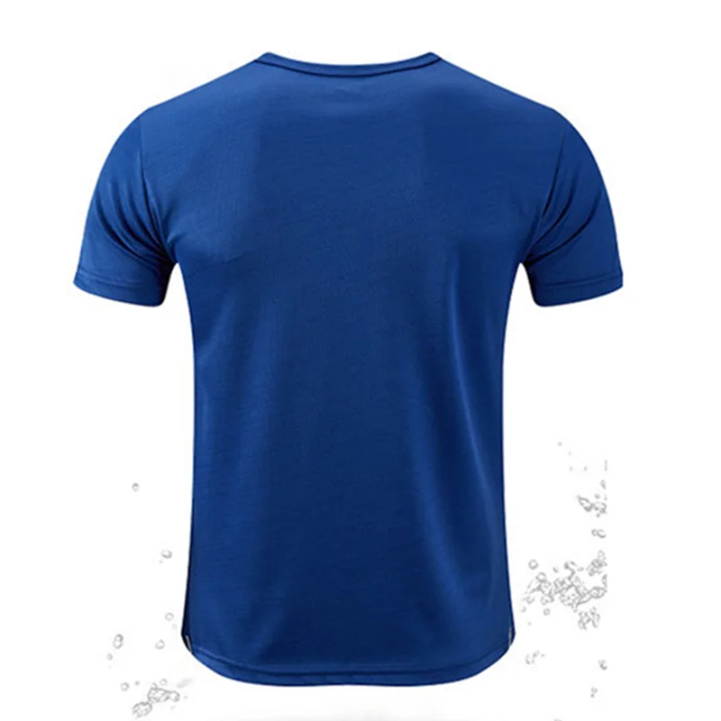 Sport t shirt Multicolor Quick Dry Short Sleeve Sport T Shirt Gym Jerseys Fitness Shirt Trainer Running T-Shirt Men's Breathable Sportswear