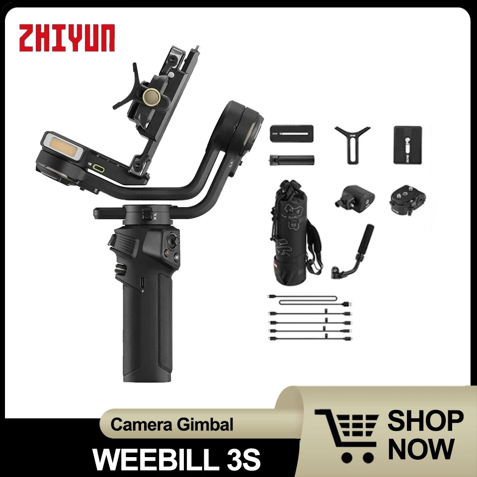 

3-осевой Ручной Стабилизатор ZHIYUN WEEBILL 3S для камеры Sony Fuji Nikon