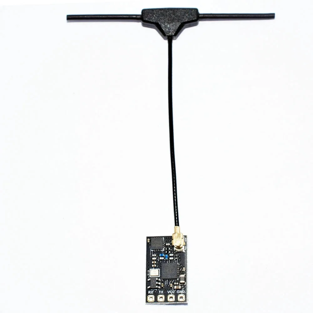 Récepteur ELRS 2.4GHz NANO BETAFPV 2400 RX avec antenne T, câble et connecteur IPEX