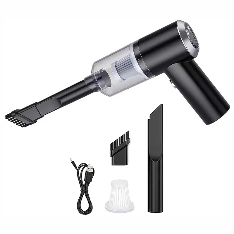 Vacuum Cleaner Handheld Vacuum Cleaner Wireless Vacuum Cleaner Portable Vacuum Cleaner Combination Vacuum Cleaner USB Charging Car Household Vacuum Cleaner Small Car with Fully Automatic High Power Powerful Cleaning
